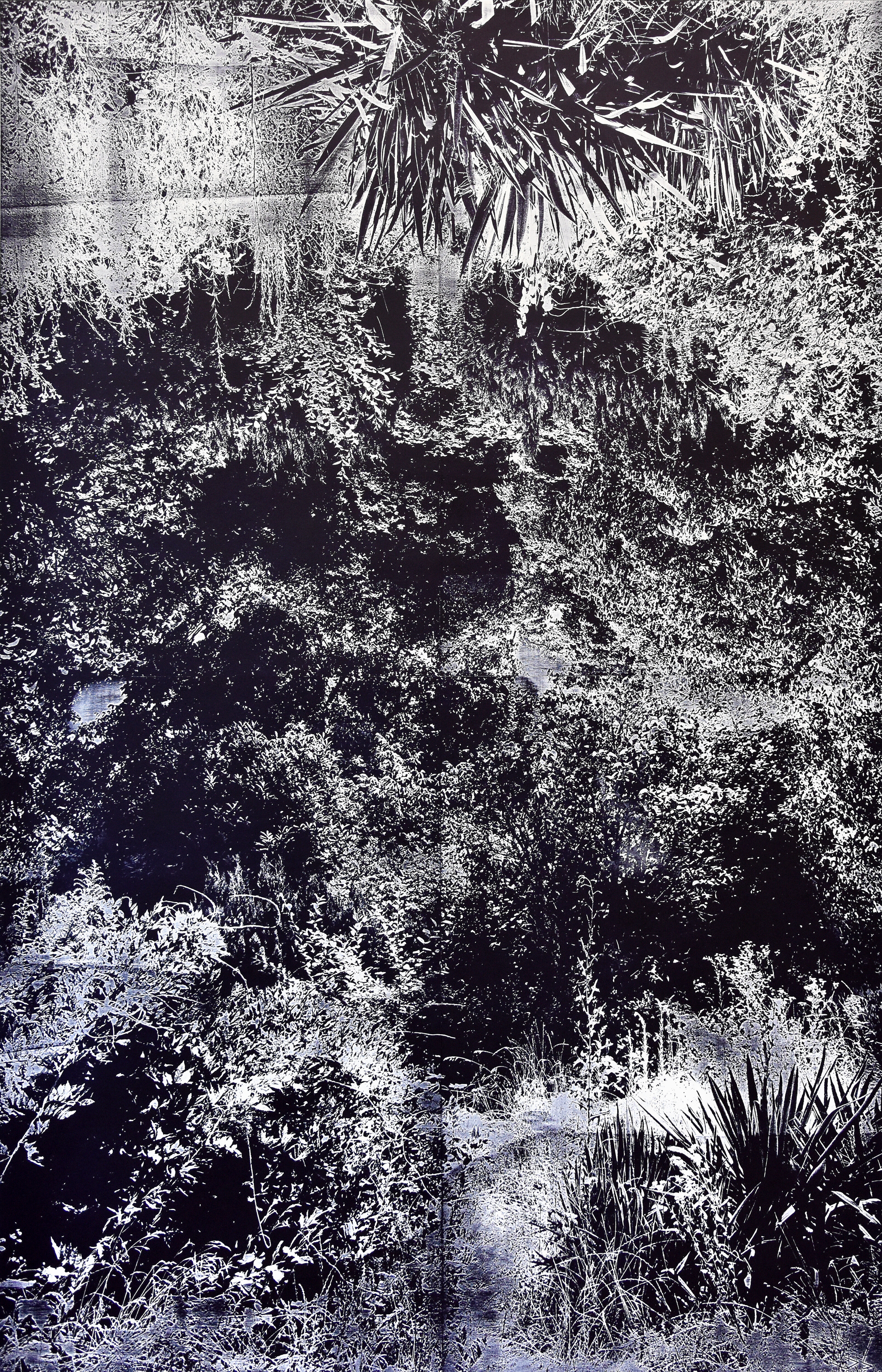 5rounds, 2018, wood engraving (poplar), 196,8 x 130,4 cm, Genaro Strobel