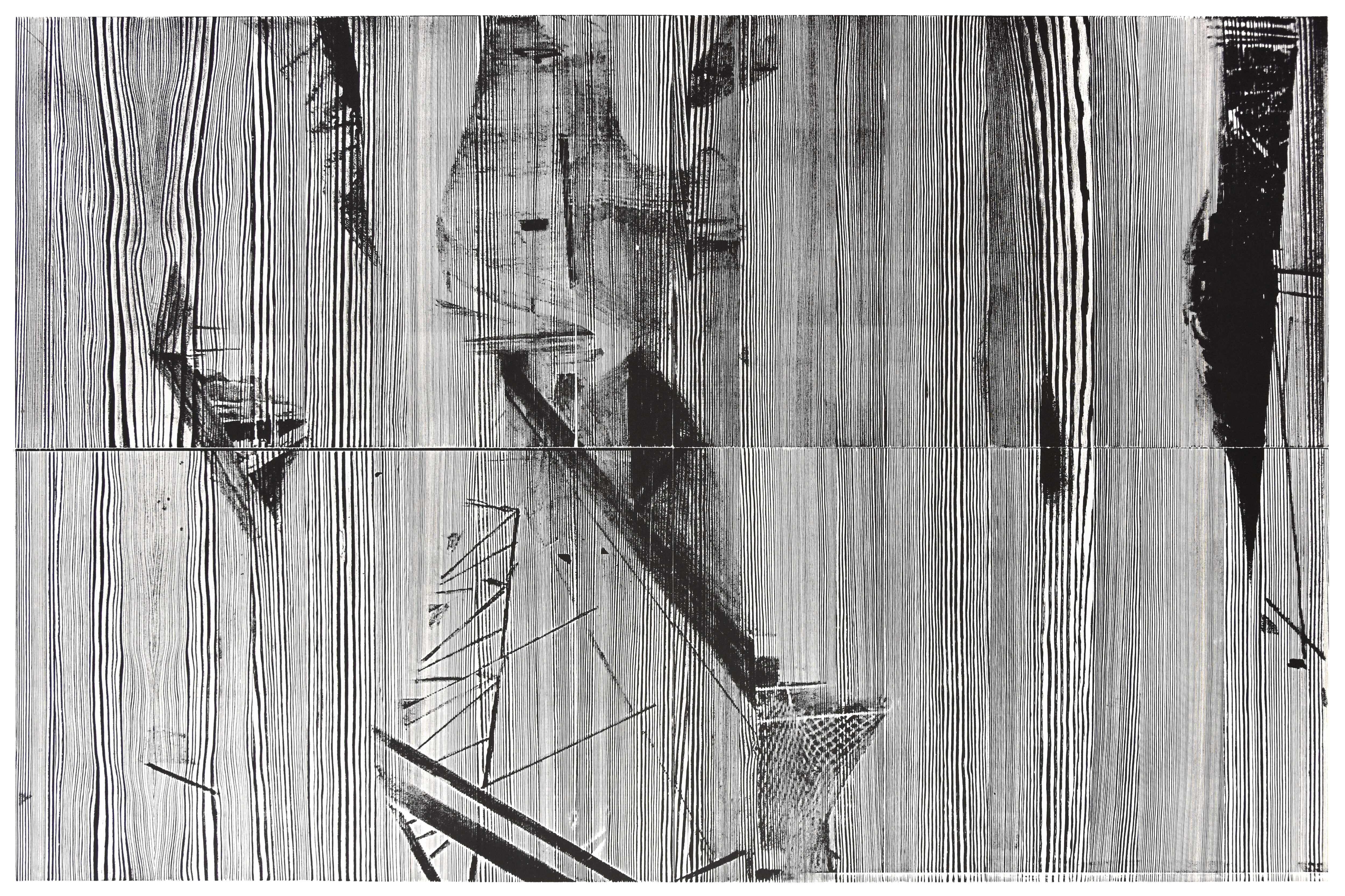 Bioy, 2018, wood engraving (fir), 130,1 x 194,2 cm, Genaro Strobel