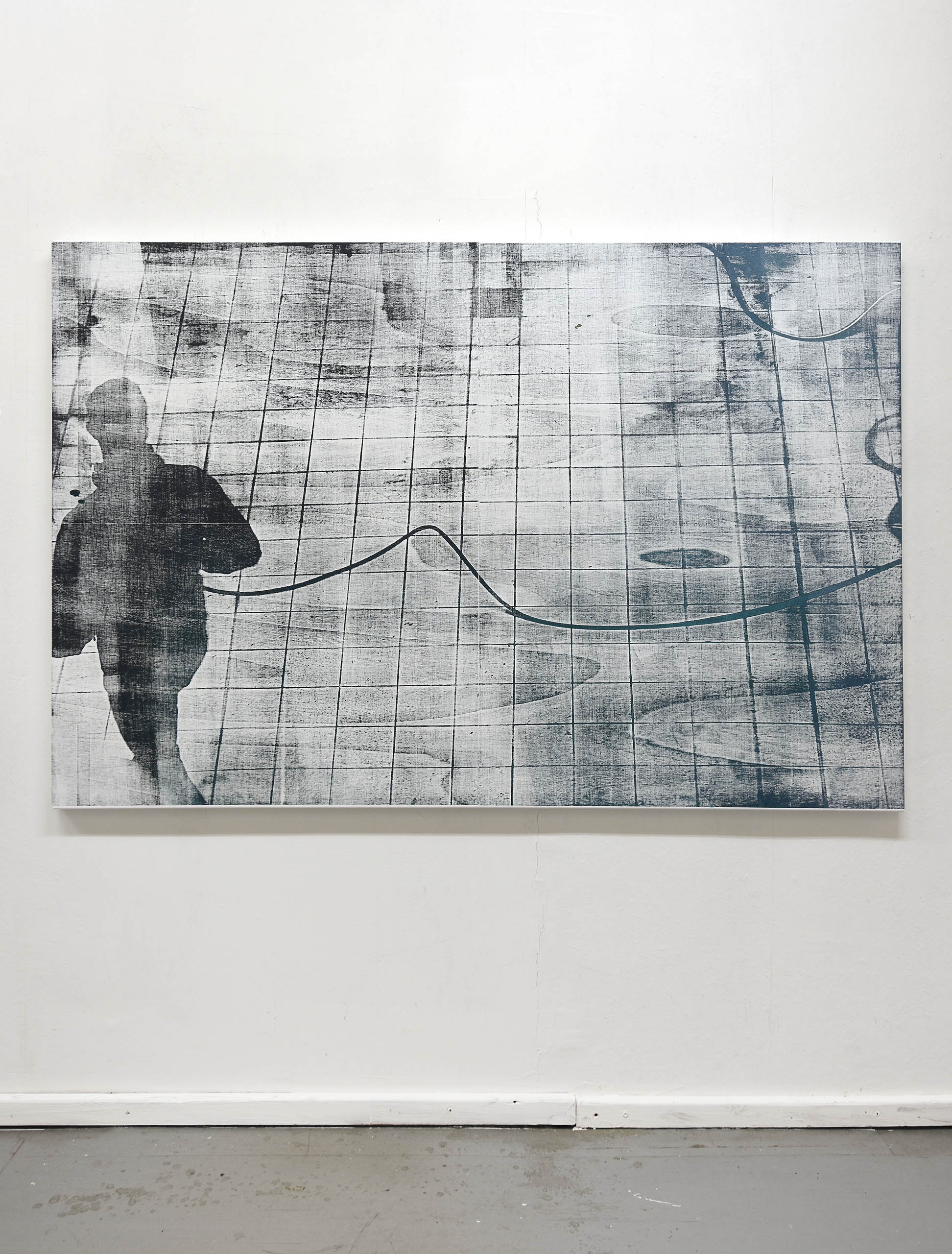 Die Tränen fließen zum Herzen, 2023, oil on canvas, poplar, 180,8 x 120,5 cm, Genaro Strobel