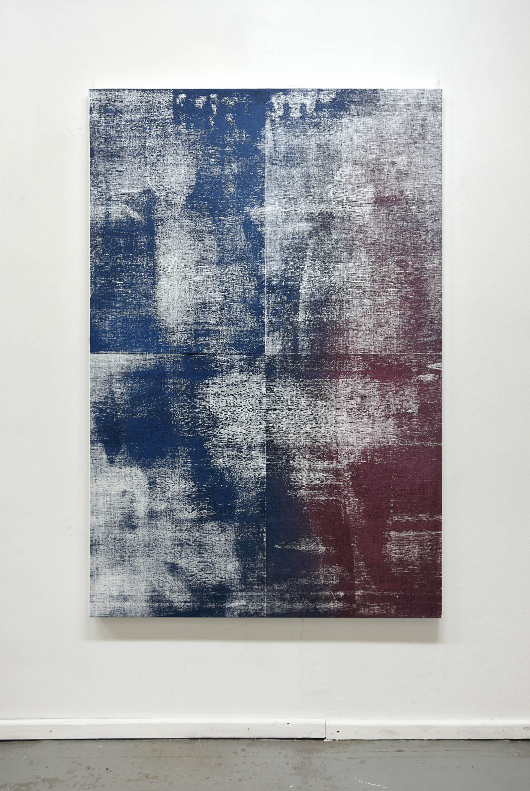 People II, 2023, oil on canvas, oak, 180,6 x 120,9 cm, Genaro Strobel