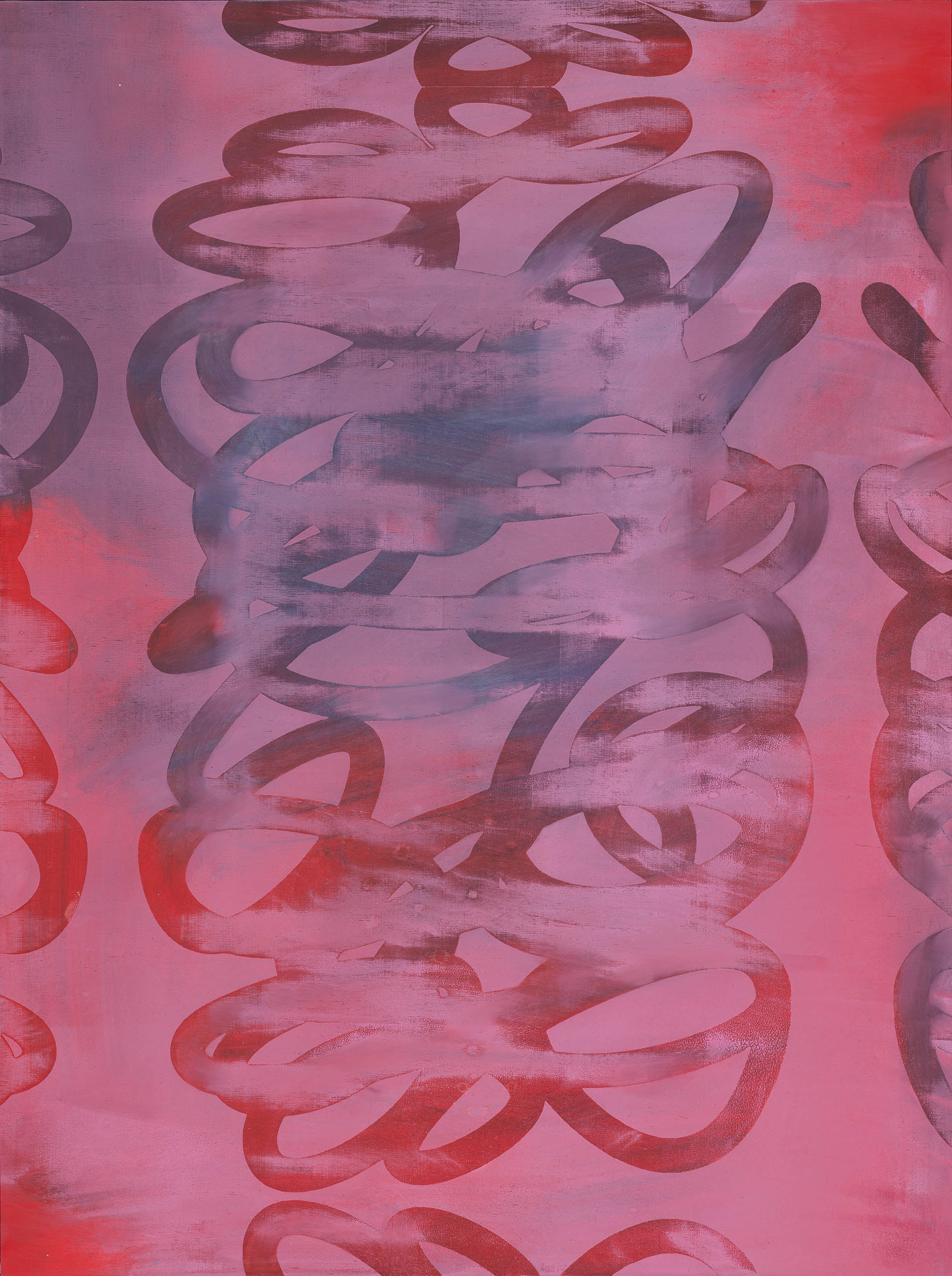 Composition Endless – Day 21-1, 2025, oil on wood (birch), 80 x 60 cm, Genaro Strobel