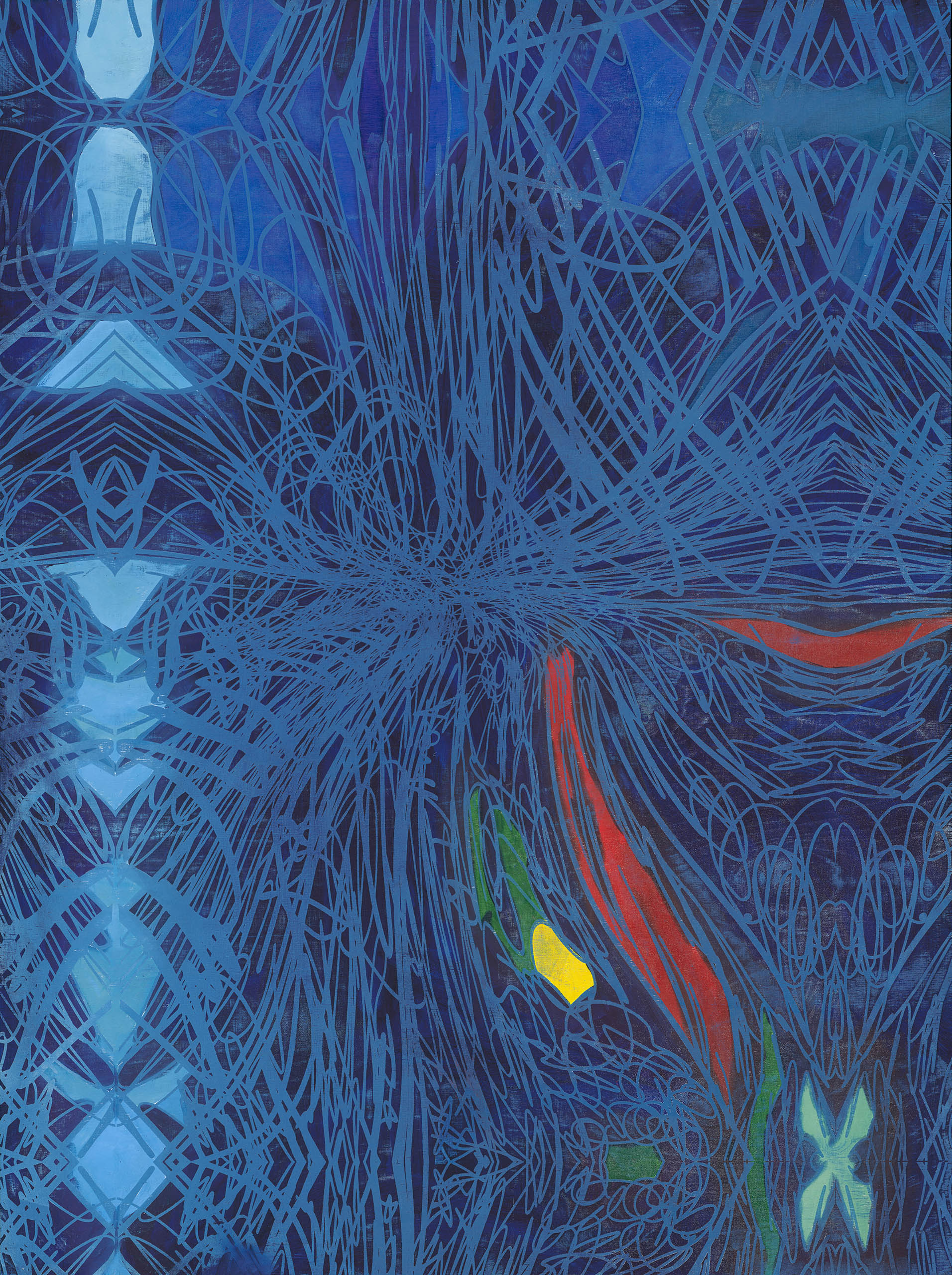 Composition Endless – Day 4-7, 2025, oil on wood (birch), 80 x 60 cm, Genaro Strobel