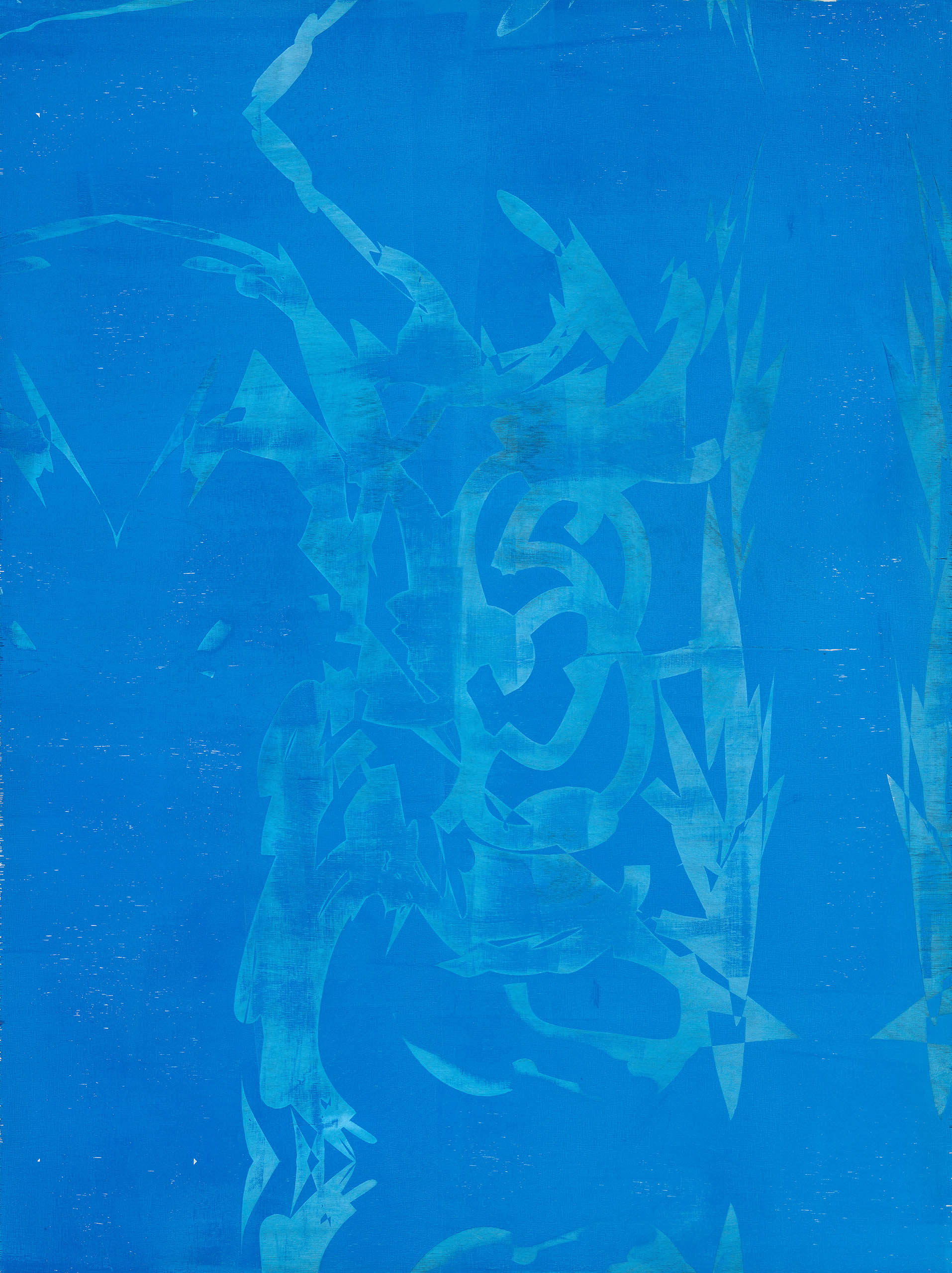 Composition Endless – Day 5-3, 2025, oil on wood (birch), 80 x 60 cm, Genaro Strobel