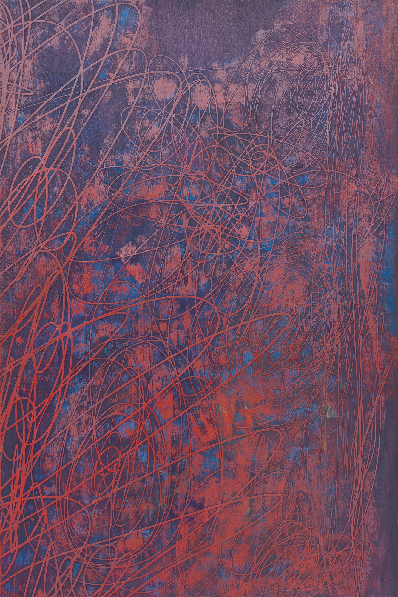 Snow Angel 21 2026 oil on wood poplar 90 x 60 cm