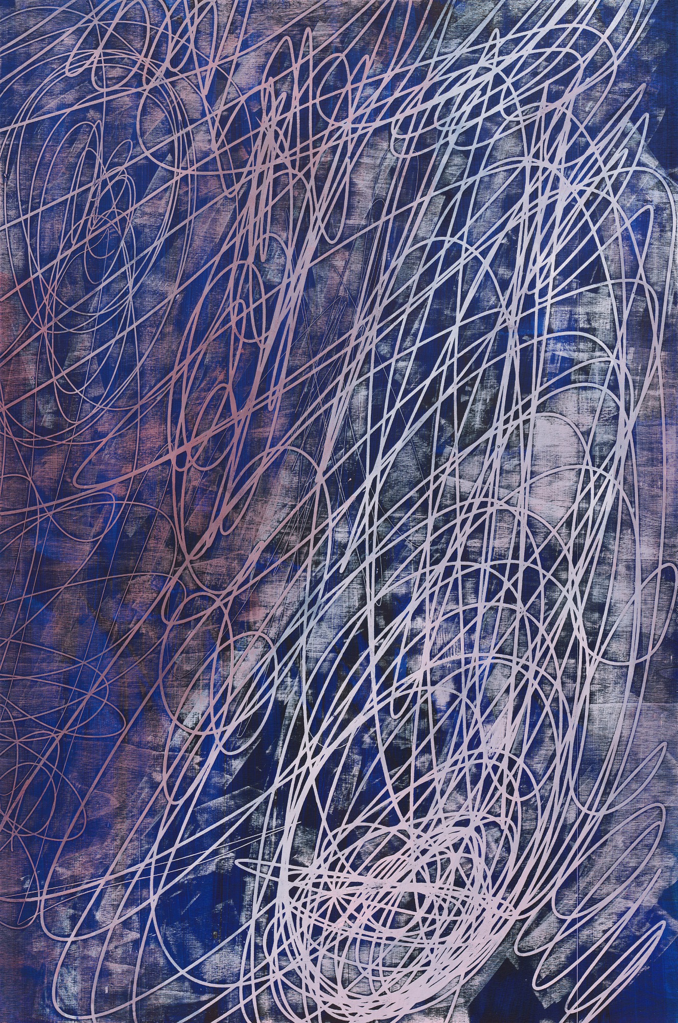 Genaro Strobel, Snow Angel (2,2), 2026, oil on wood (poplar), 90 x 60 cm