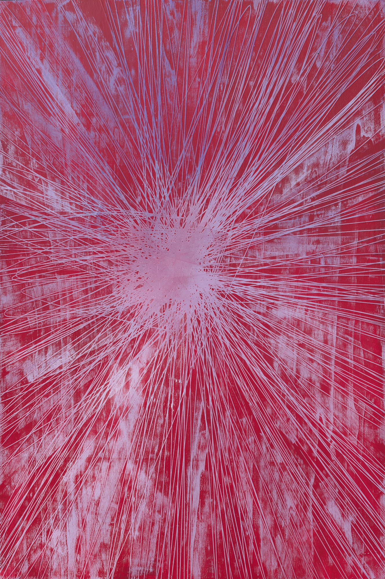 Genaro Strobel, Snow Angel (28), 2026, oil on wood (poplar), 90 x 60 cm