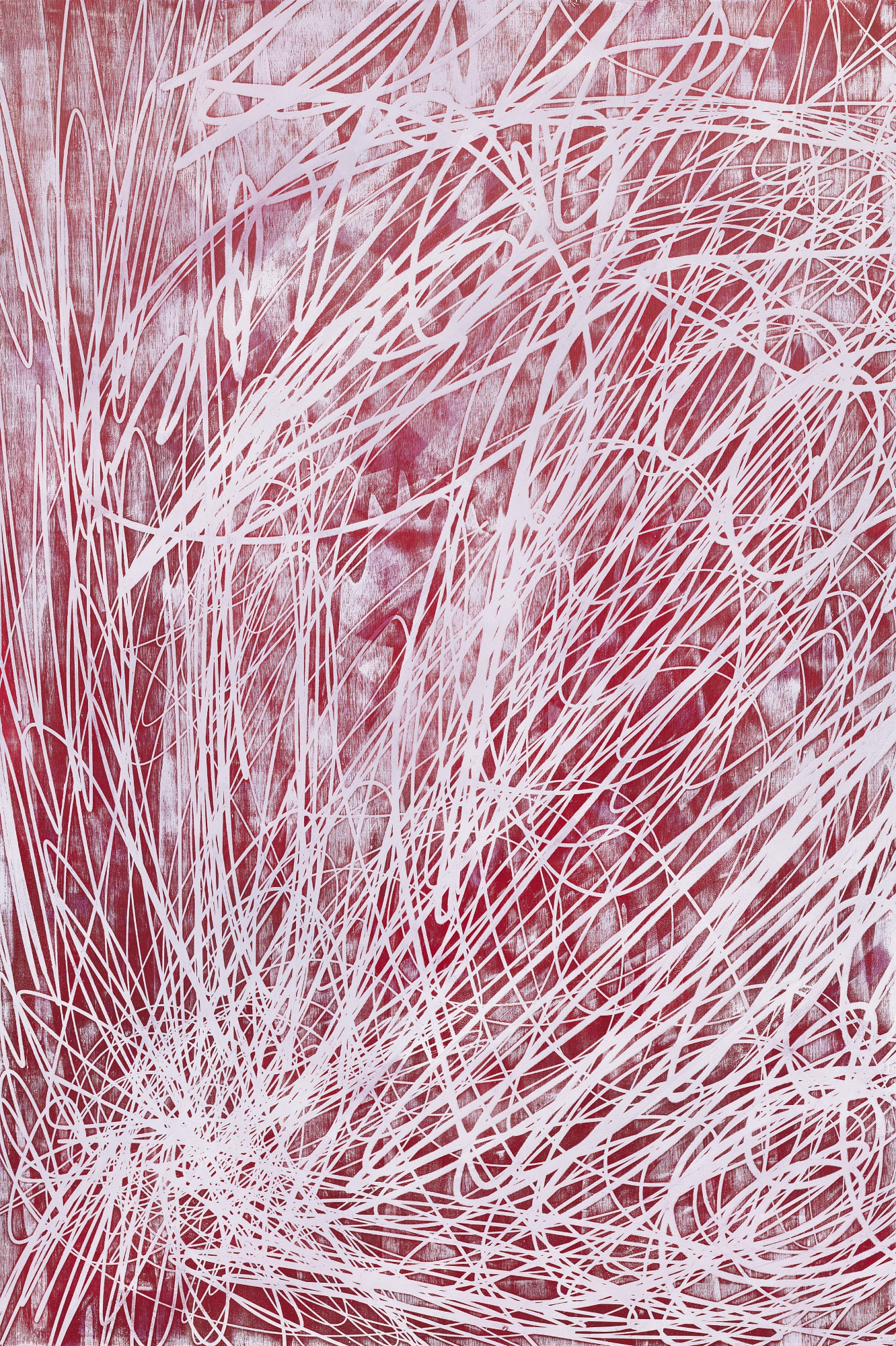Genaro Strobel, Snow Angel (3), 2026, oil on wood (poplar), 90 x 60 cm
