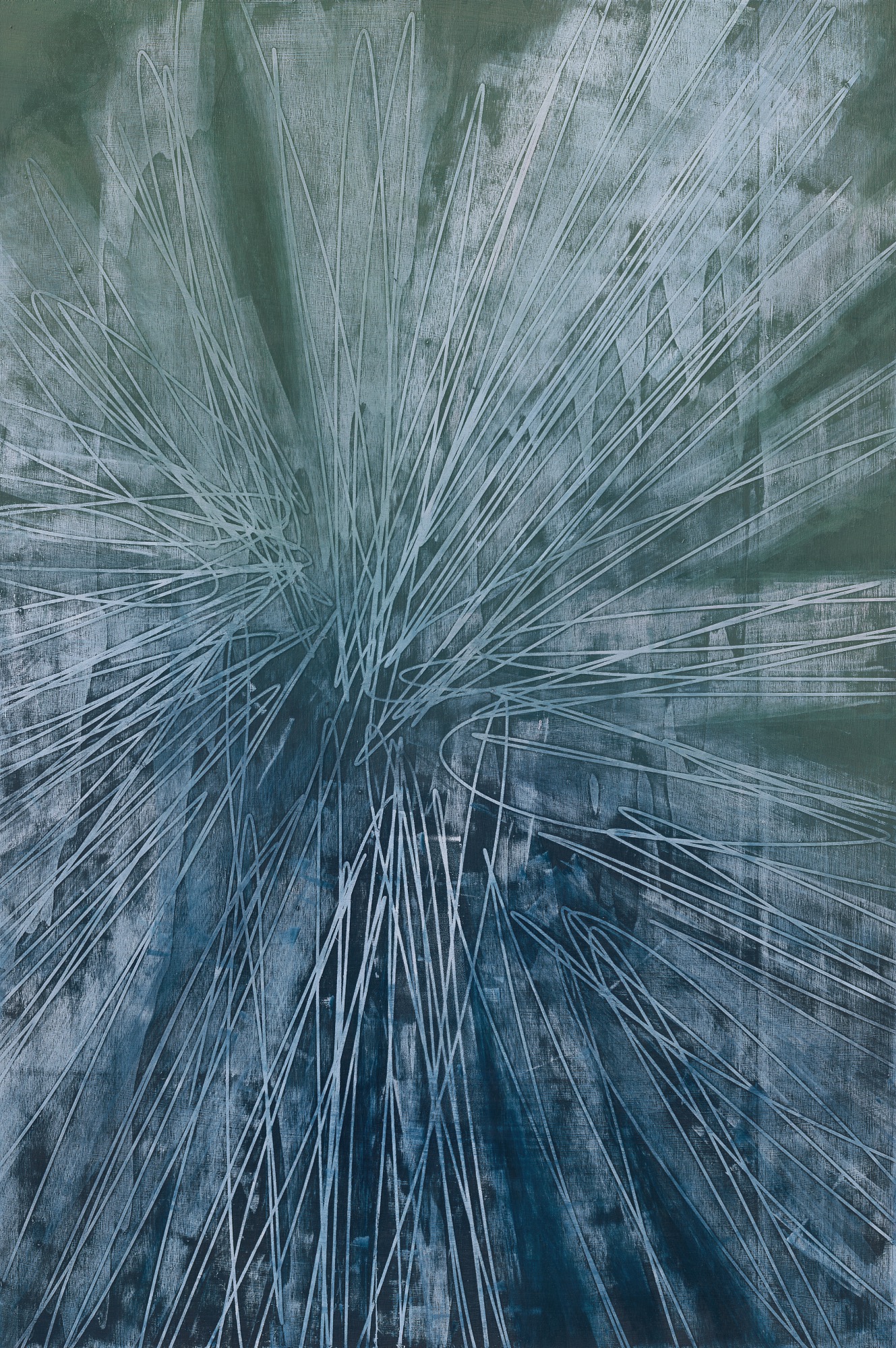 Genaro Strobel, Snow Angel (33), 2026, oil on wood (poplar), 90 x 60 cm