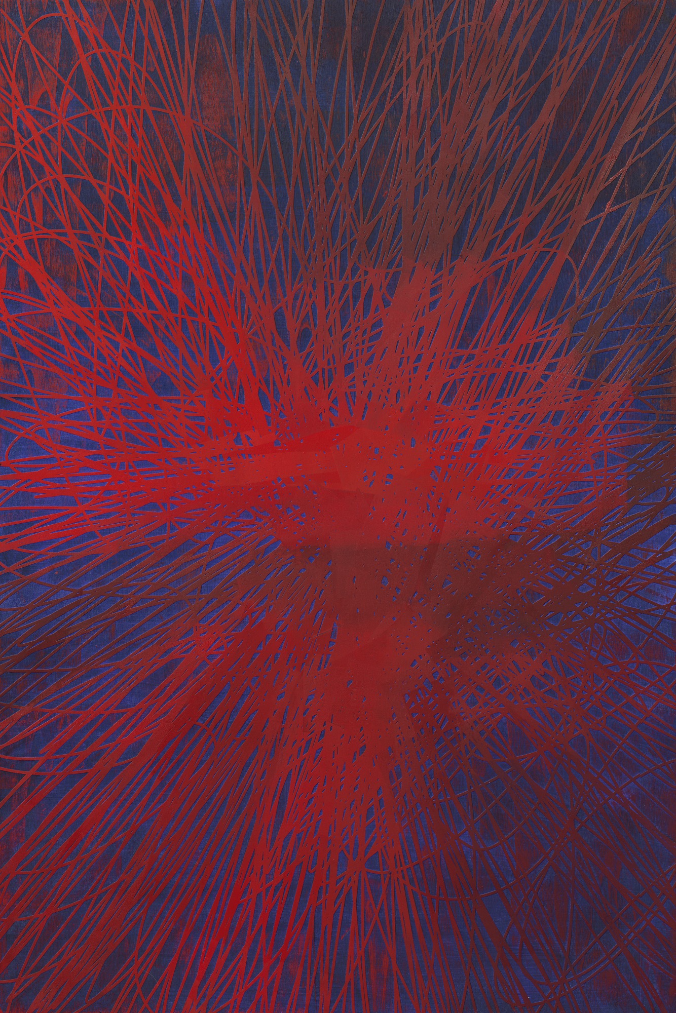 Genaro Strobel, Snow Angel (34), 2026, oil on wood (poplar), 90 x 60 cm