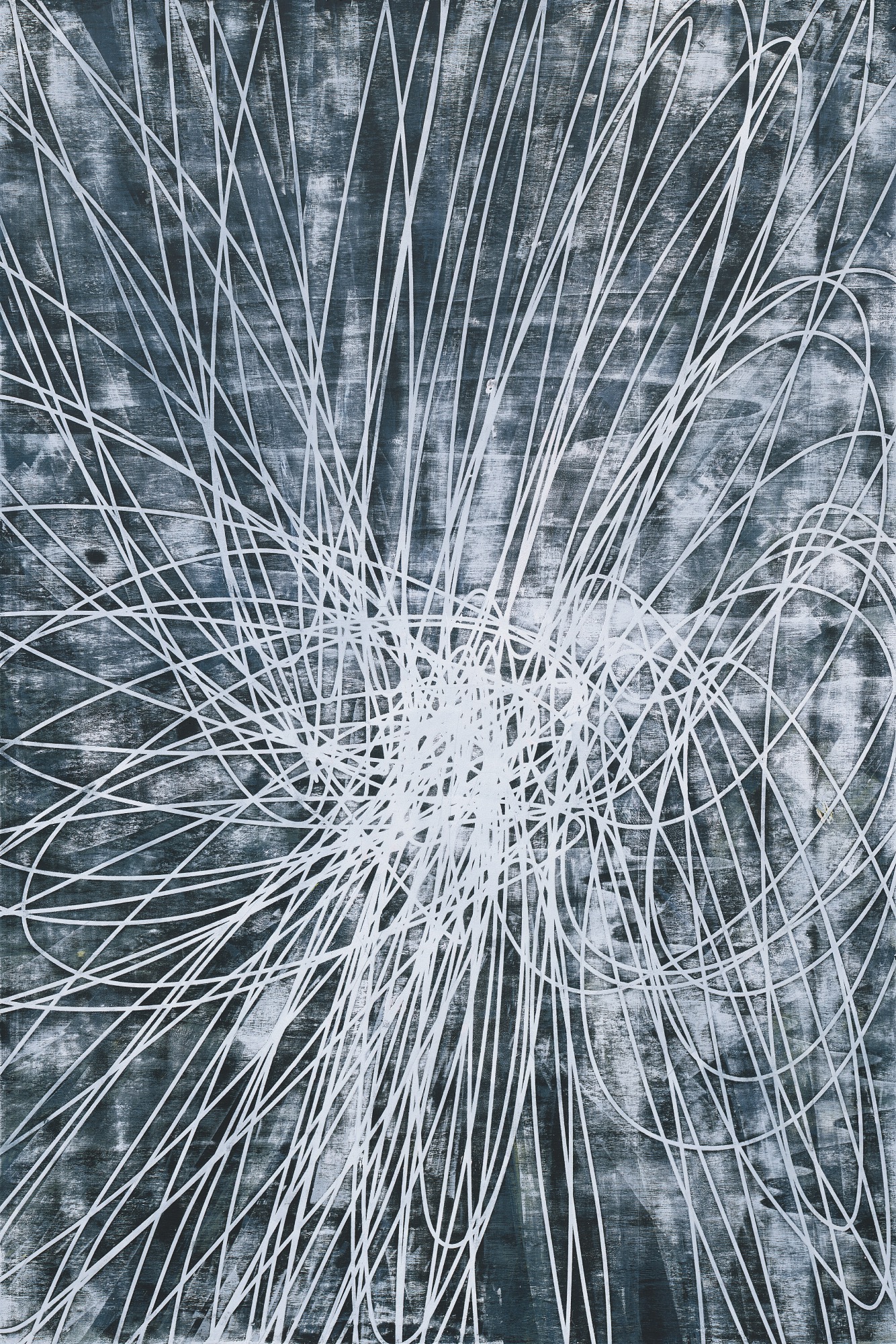 Genaro Strobel, Snow Angel (43), 2026, oil on wood (poplar), 90 x 60 cm