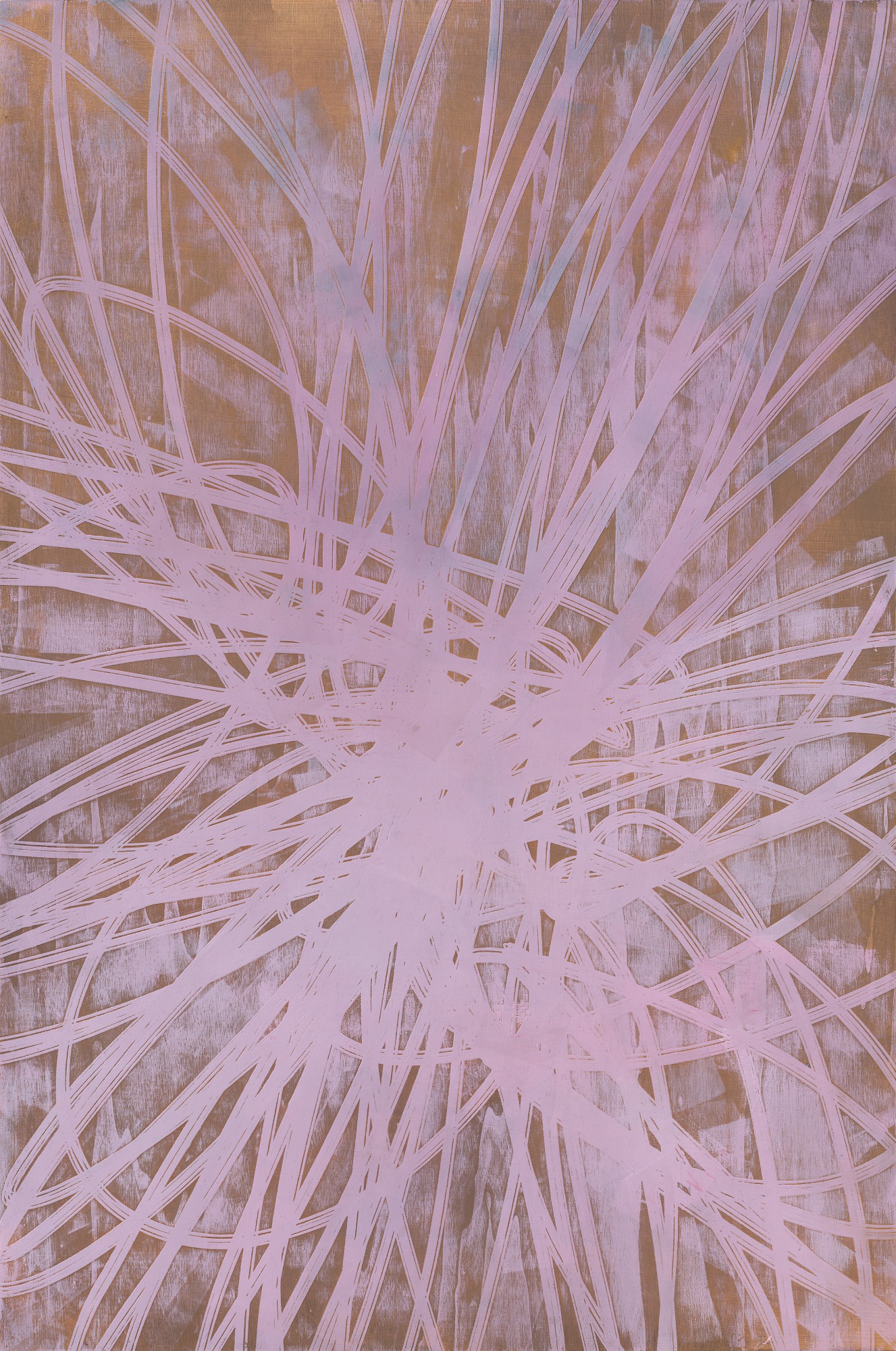 Genaro Strobel, Snow Angel (48), 2026, oil on wood (poplar), 90 x 60 cm